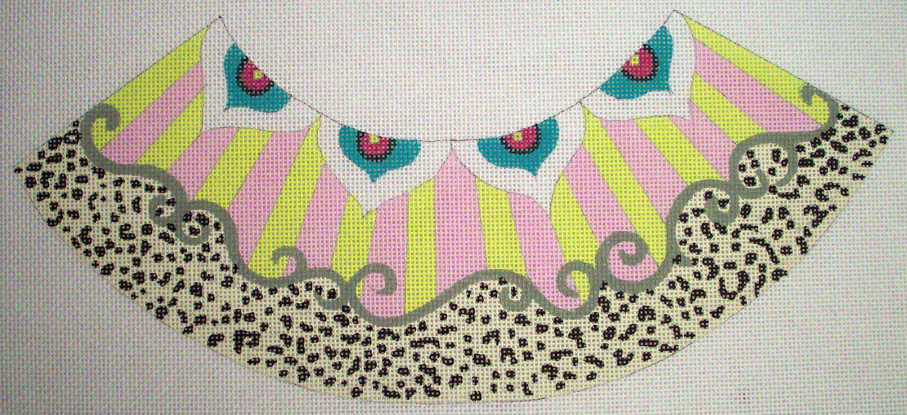 LA537 - Green/Pink Stripes