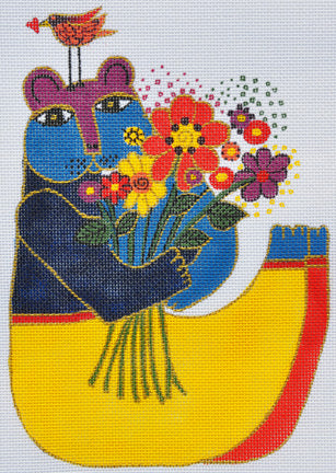 LB-103 - Bear with Flowers