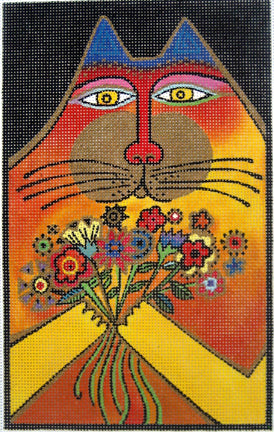 LB-30 - Cat with Bouquet