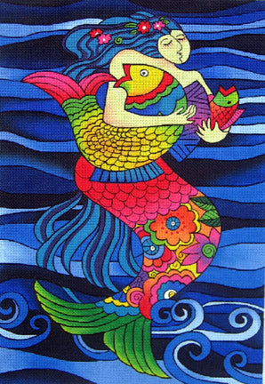 LB-41 - Mermaid Holding Fish