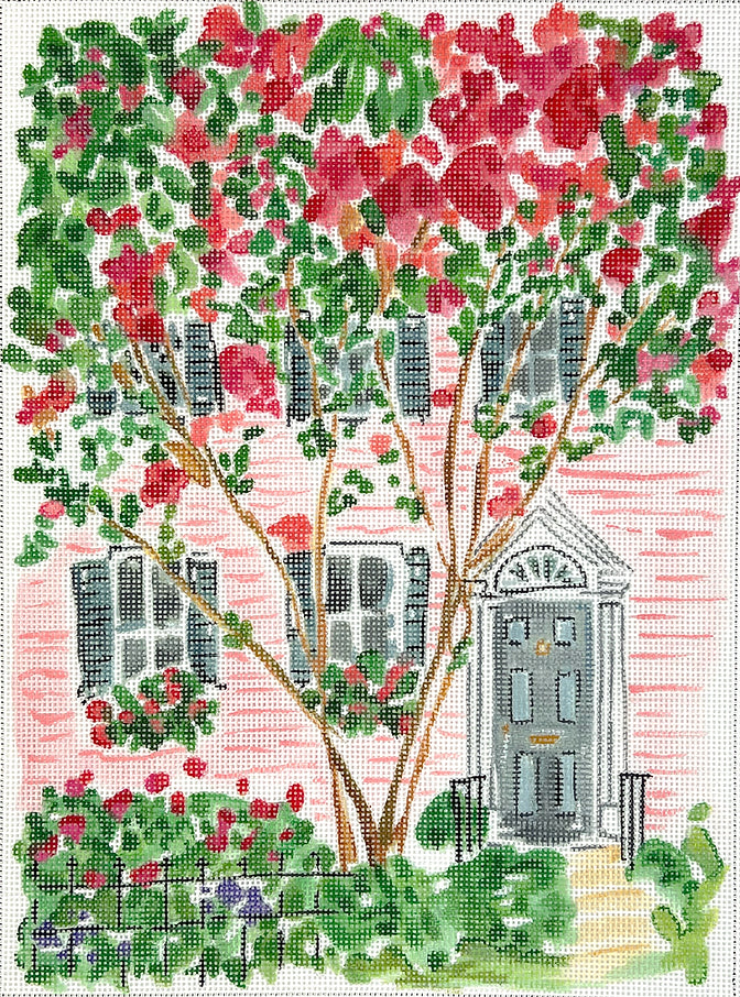 LB-PL-29 - Charleston Pink House and Cherry Tree