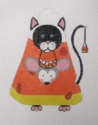 LD-04 - Candy Corn Black Cat