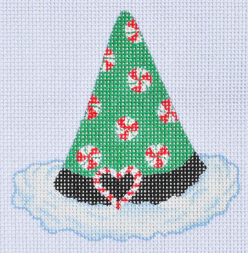 LD-20 - Peppermint Hat Ornament