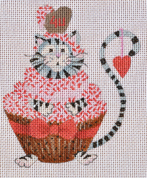 LD-32 - Valentine Cupcake Cat