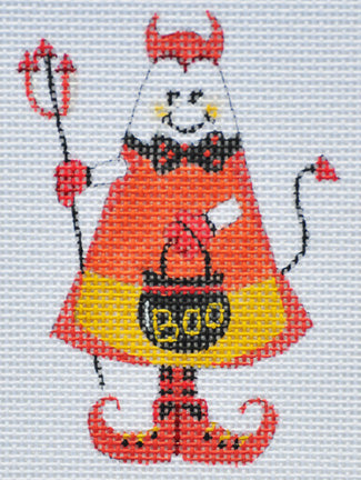 LD-44 - Devil Candy Corn Ornament