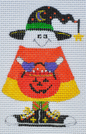 LD-51 - Trick or Treat Candy Corn Ornament