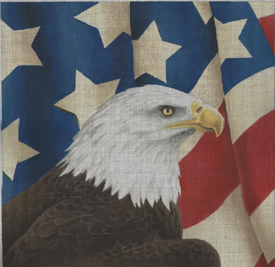 LGDP508 - Eagle with Draped Flag
