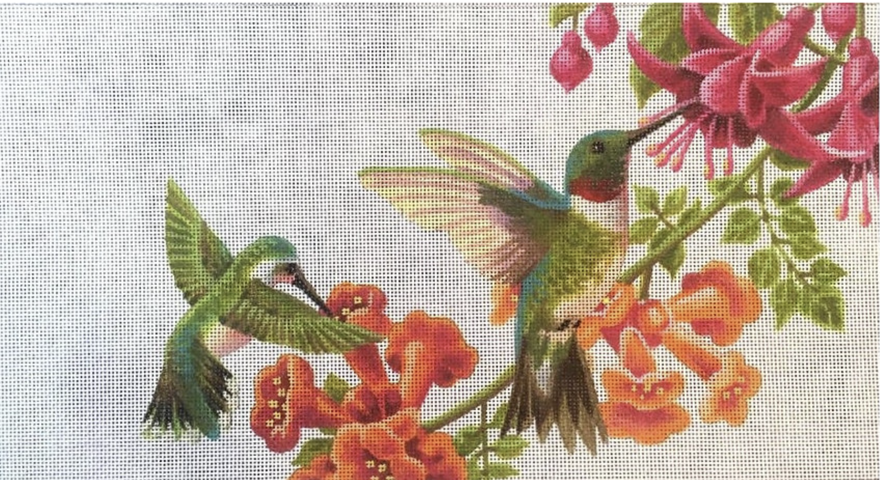 LGDP513 - Hummingbirds with Floral