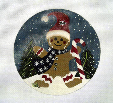 LK-02 - Gingerbread Man with Candy Cane