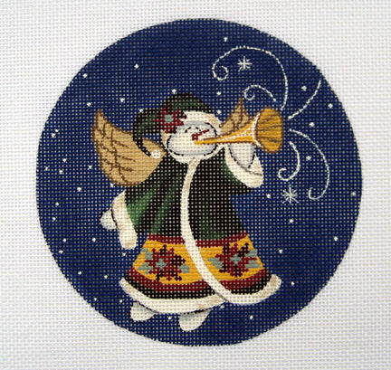 LK-48 - Snow Angel and Trumpet Ornament