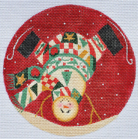 LK-63 - Tumbling Snowman 2 Ornament