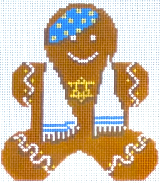 LL-C-32 - Hanukkah Gingerbread Man Cookie