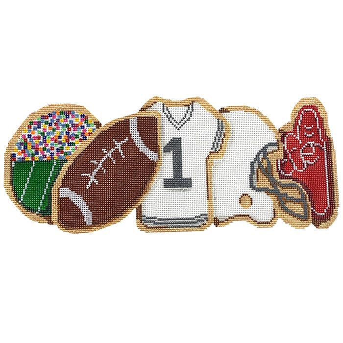 LL-C-8411 - Football Cookies Row
