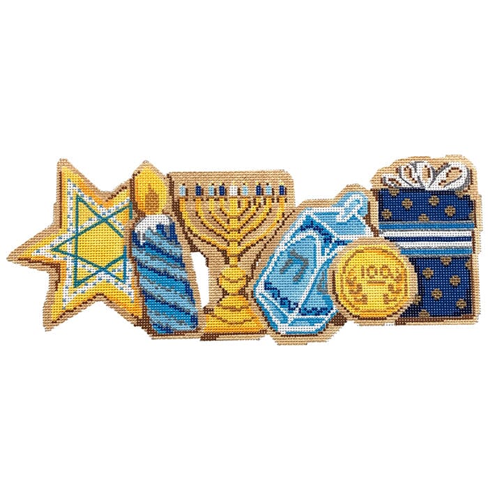 LL-C-8DAYS - Hanukkah Cookies Row