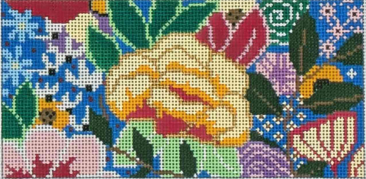 LL-CL-1 - Rainbow Floral Clutch Insert