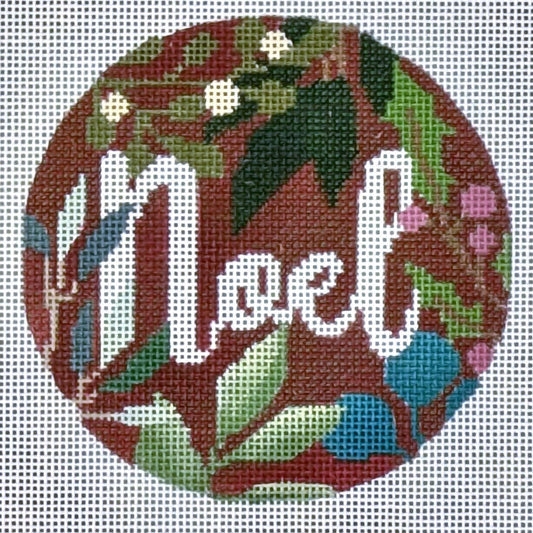 LL-ORN-26 - Botanical Noel Ornament - Red