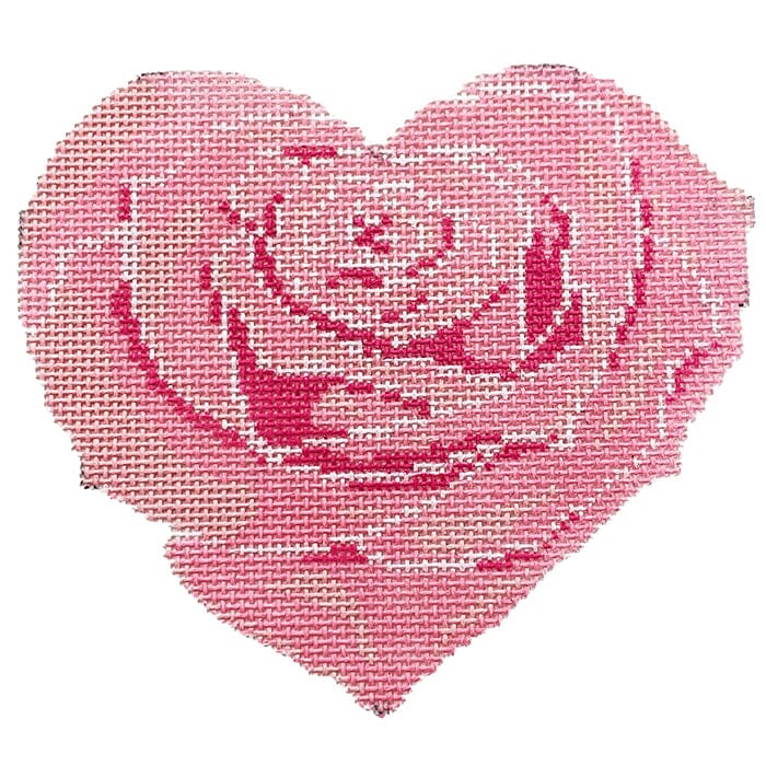 LL-ORN-11B - Rose Heart Small - Pink