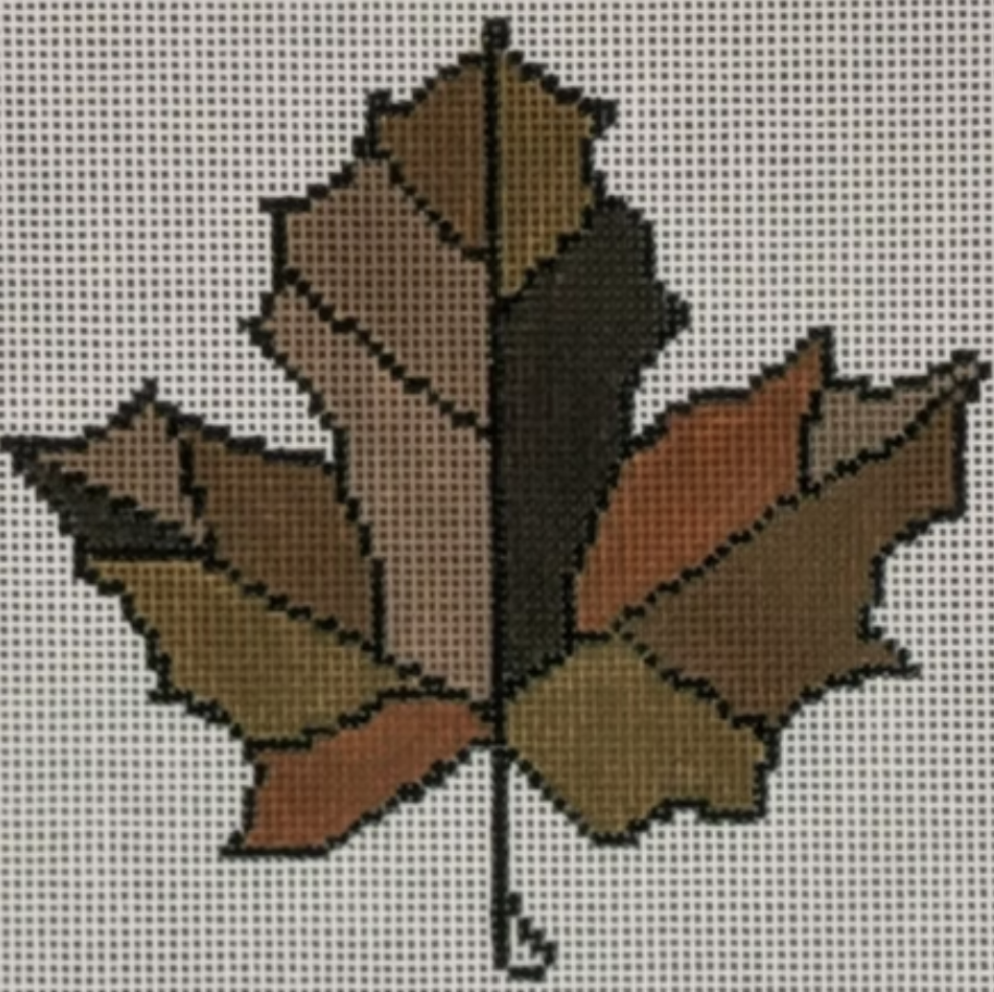 LL-ORN-42C - Maple Leaf - Browns