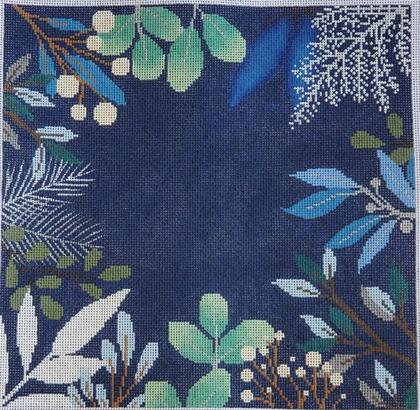 LL-PW-13 - Blue Winter Pillow Blank