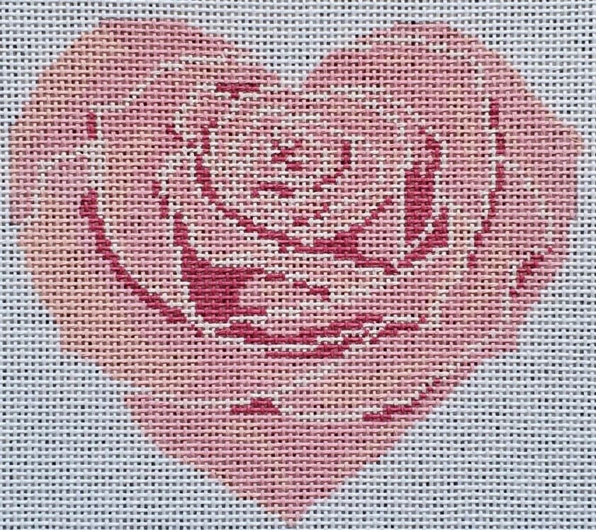 LL-ORN-12B - Rose Heart Large - Pink