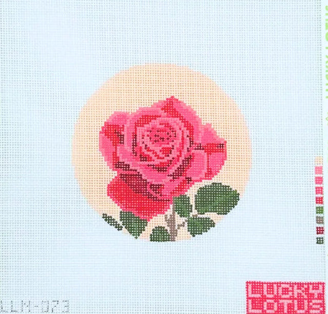 LLN-073 - Rose (New York) Flowers of America
