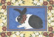 LR-395 - Floral Framed Bunny