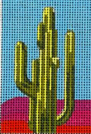 LT042 - Large Cactus Credit Card Holder Insert