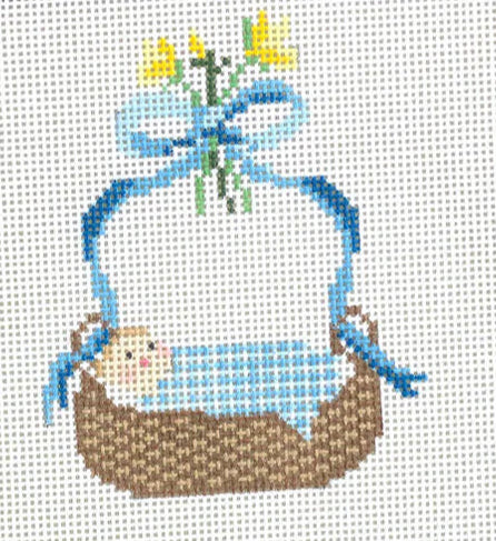 Baby Bassinet Blue