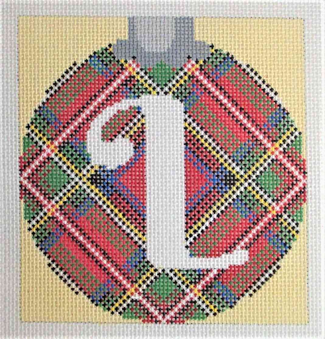 CO26A L - Royal Stewart Plaid with Letter L