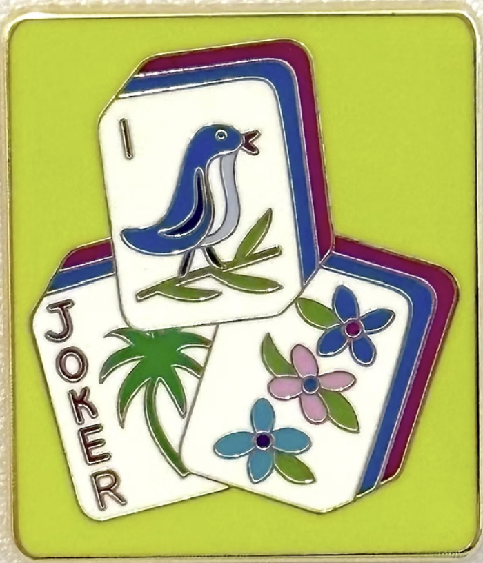 MAGE-12 - Mahjong Tiles - Chinoiserie Theme Needleminder