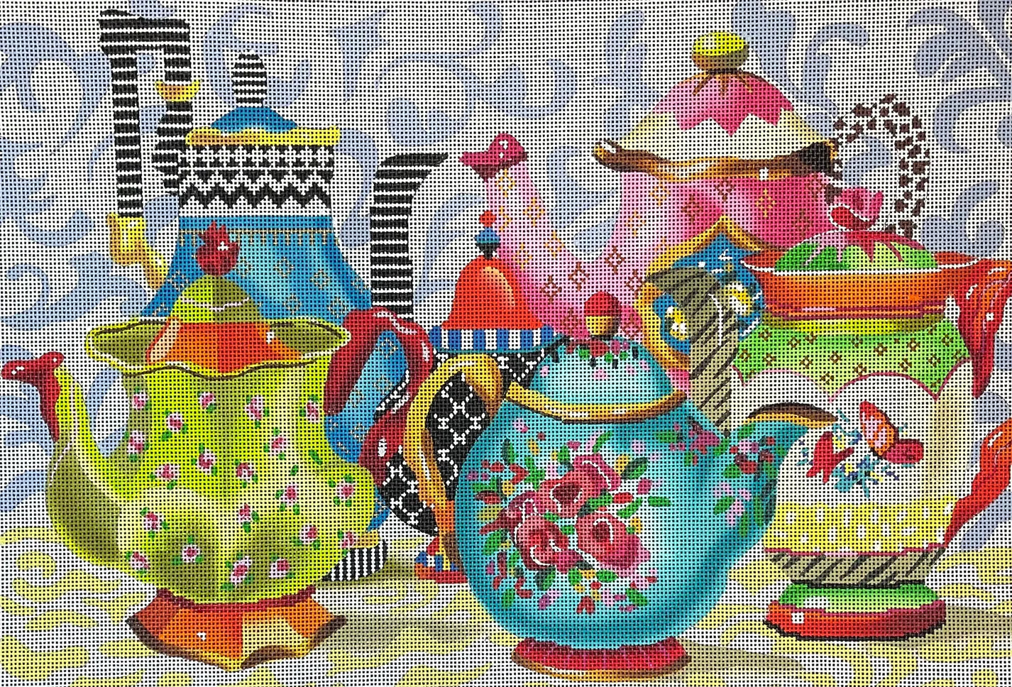 MC308 -  Teapots Pink