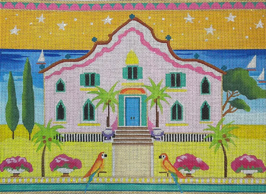 MC441 -  Whimsy Pink House