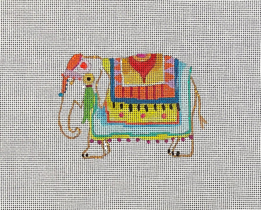 MC477 - Elephant with Green Tassel