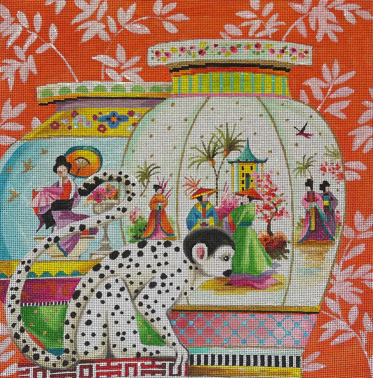MC704 - Vase and Monkey