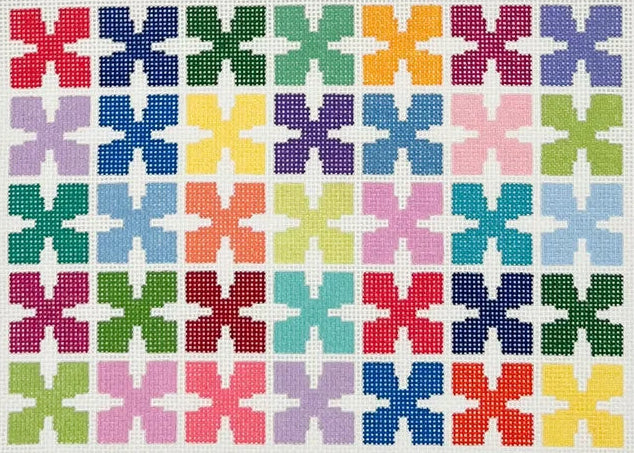 MD-110.04 - Geo Floral - Multi Color