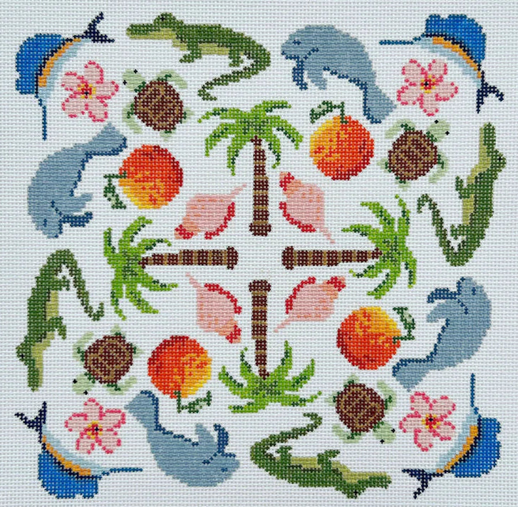 MD-75 - Florida Flora and Fauna Mandala
