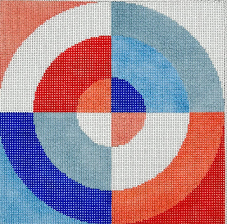 MD-82 - Multi Colored Circle Pillow