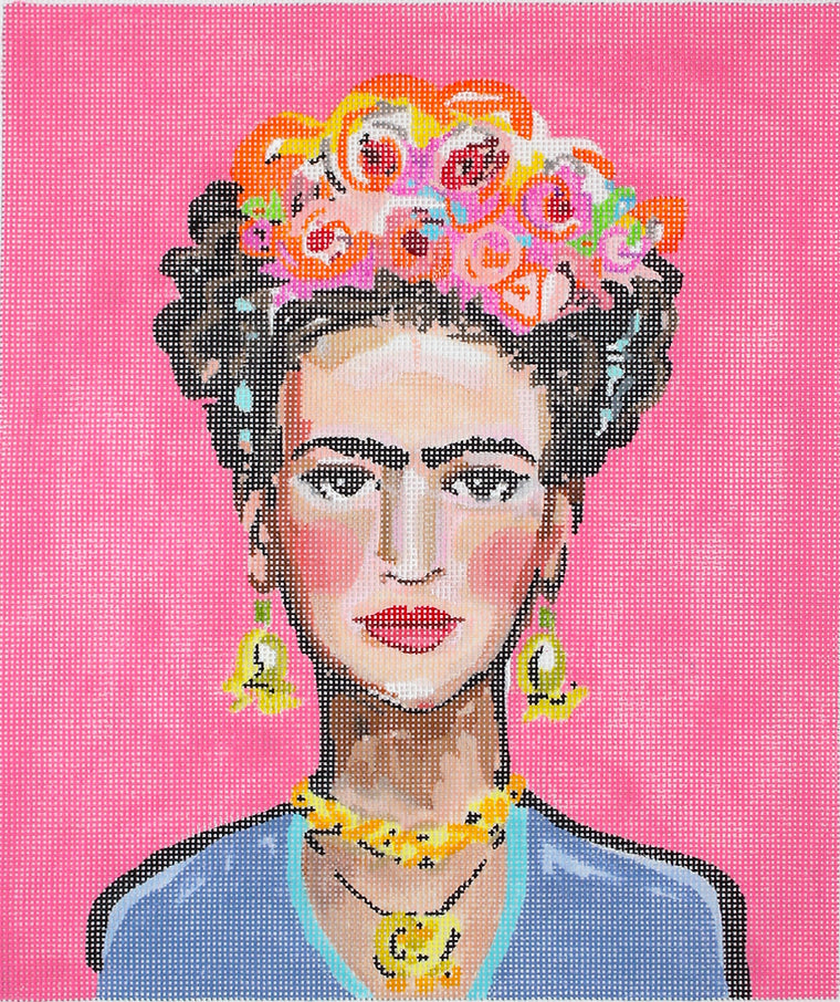 MD-PL-06 - Frida Kahlo on Hot Pink