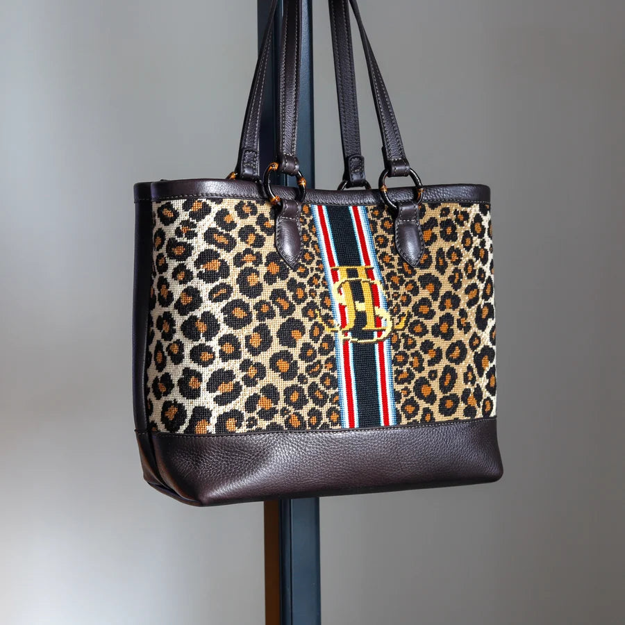 JS-234A - Leopard Pattern Tote