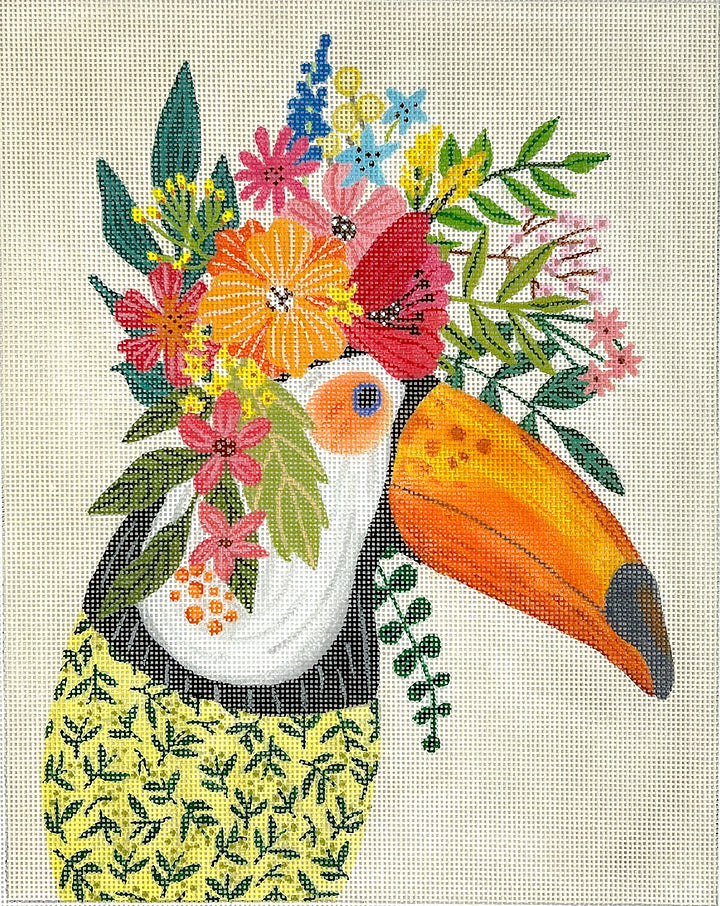 MIAC-PL-15 - Toucan in Floral Top