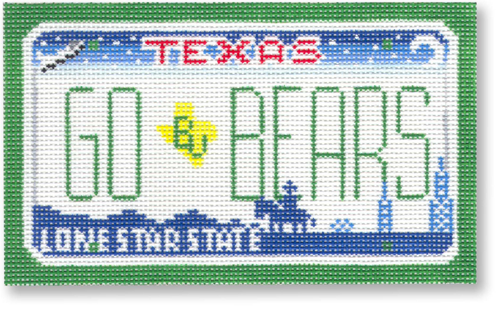 SA-ML46 -  Go Bears - Baylor University Mini-License Plate