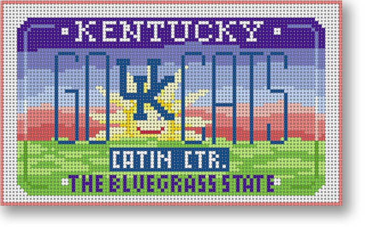 SA-ML51 - Go Cats Kentucky Mini-License Plate