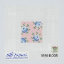 K005 - Blue Flower Pattern