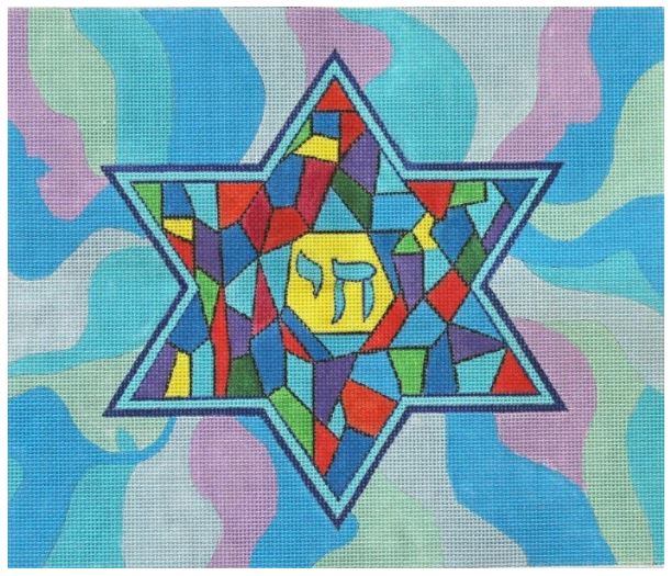 MS112 - Tallis: Star of David in Crystal Glass