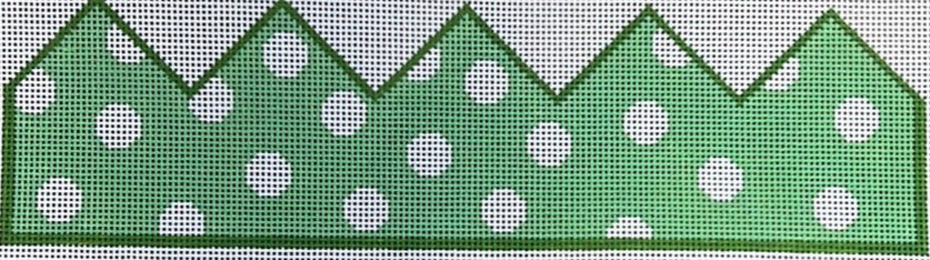 MS20-GD - Birthday Crown - Green Dots