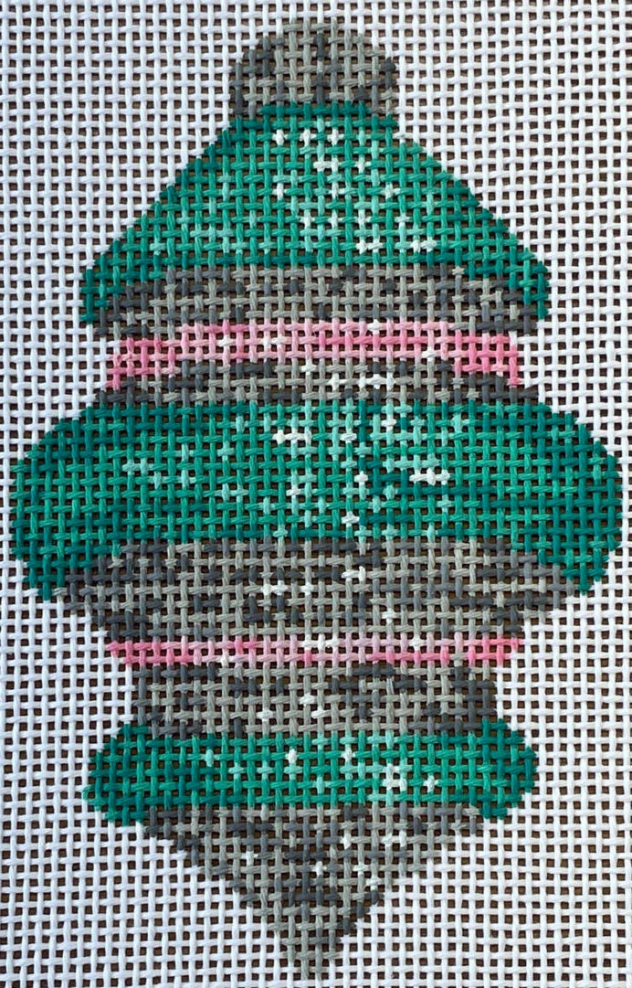 MS56 - Shiny Bright Ornament - Teal/Silver