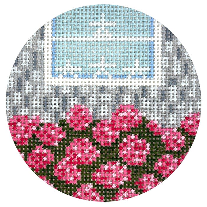 MS74-P - Shingles and Stars Round - Pink
