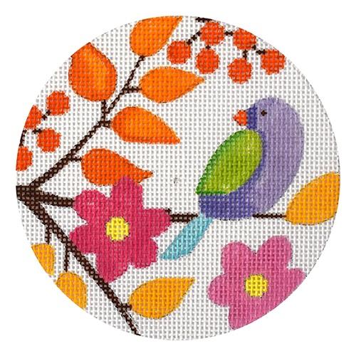 N126A - Birds & Blooms - Violet Bird