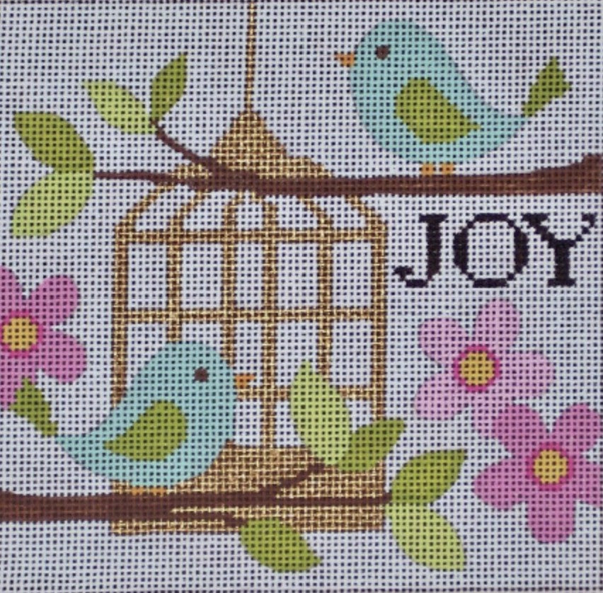 N127 - "Joy" Birds/Birdcage Box Topper