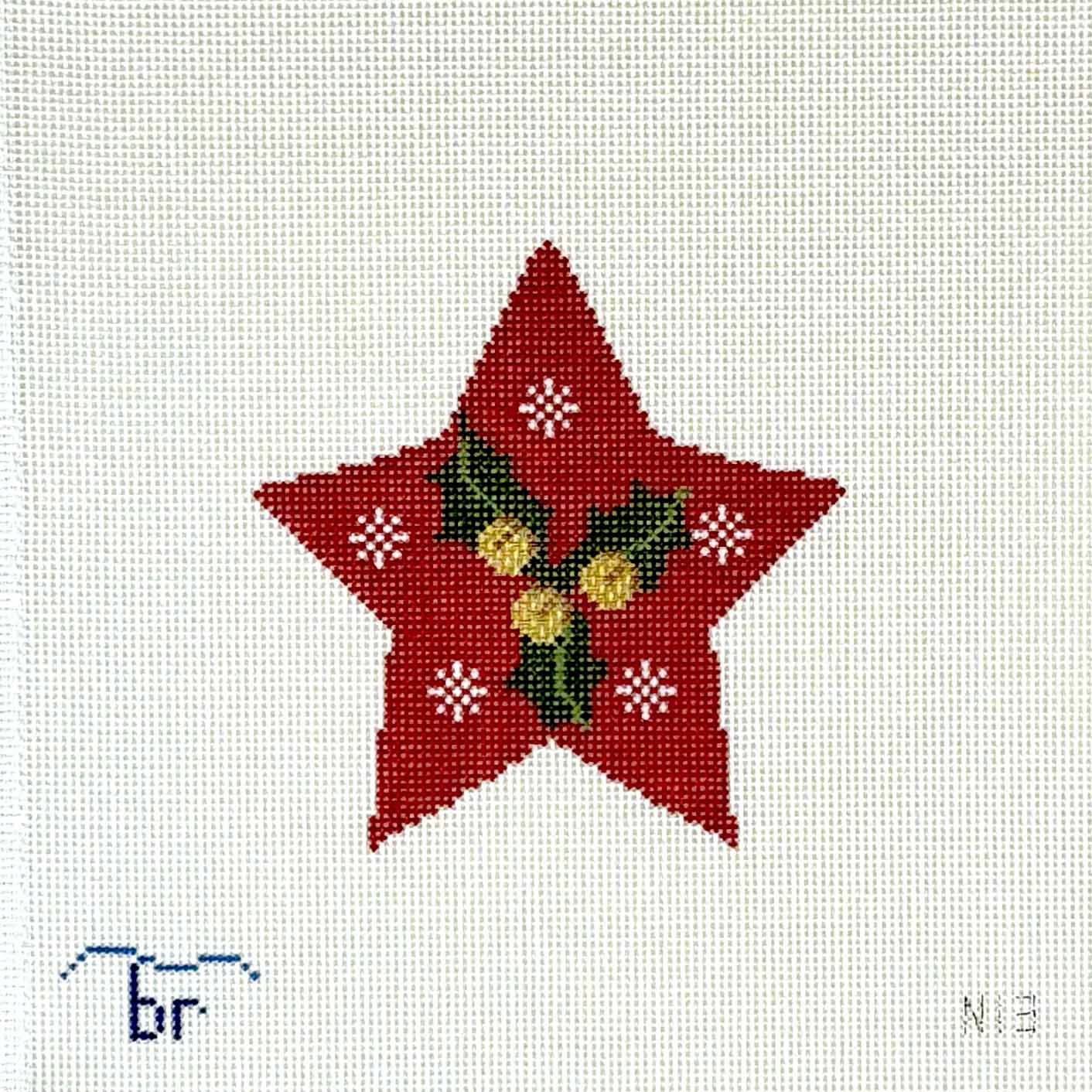 N13 - Star with Holly and Bells